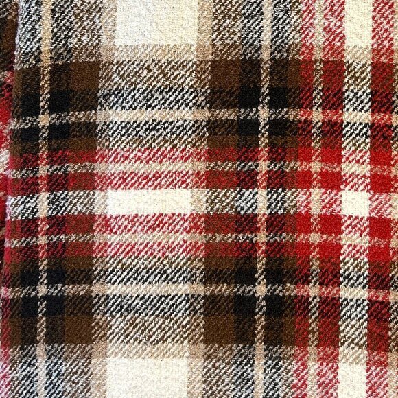 Maurices SZXXL Chunky Plaid Coat Toggles Sherpa Collar Western Preppy Ranch - Picture 12 of 12